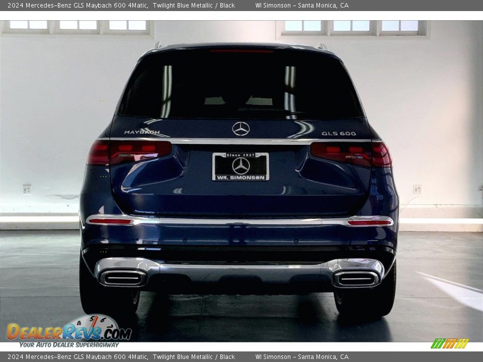 2024 Mercedes-Benz GLS Maybach 600 4Matic Twilight Blue Metallic / Black Photo #3