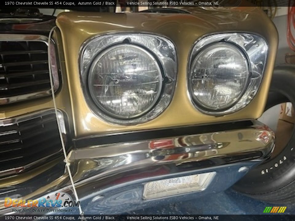 1970 Chevrolet Chevelle SS 454 Coupe Autumn Gold / Black Photo #16