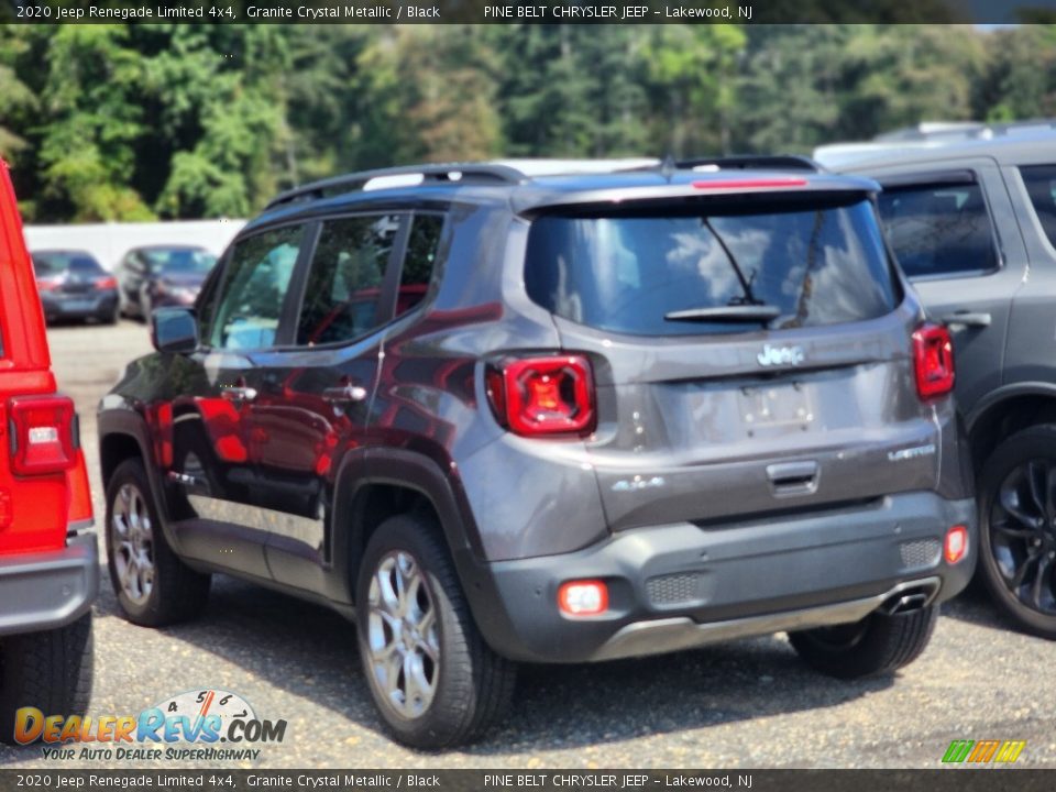 2020 Jeep Renegade Limited 4x4 Granite Crystal Metallic / Black Photo #5