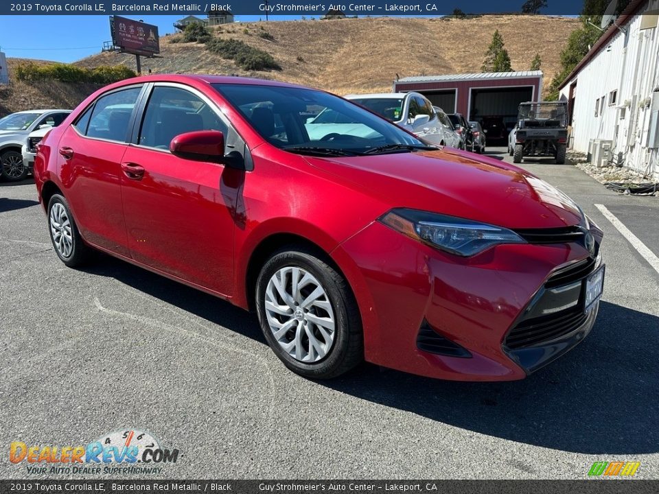 2019 Toyota Corolla LE Barcelona Red Metallic / Black Photo #1