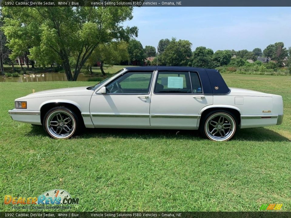 White 1992 Cadillac DeVille Sedan Photo #1
