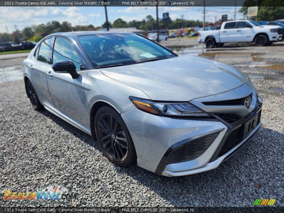 2021 Toyota Camry XSE AWD Celestial Silver Metallic / Black Photo #2