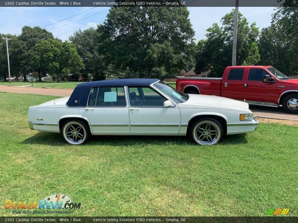 White 1992 Cadillac DeVille Sedan Photo #3
