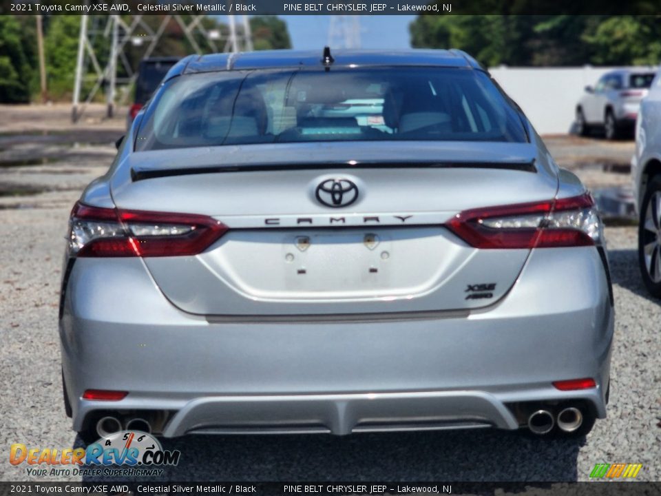 2021 Toyota Camry XSE AWD Celestial Silver Metallic / Black Photo #4