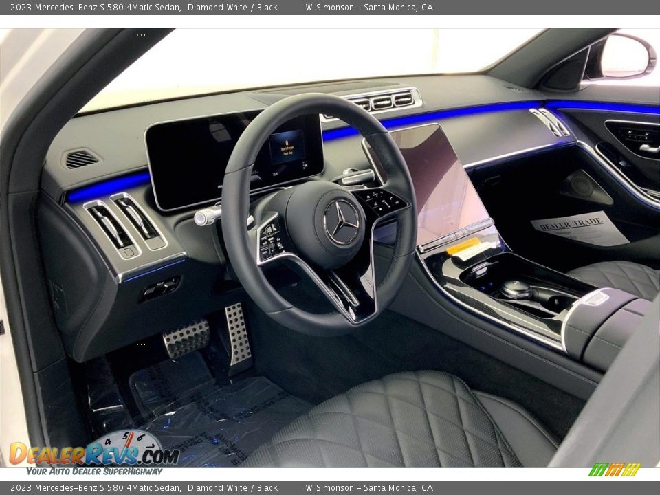 Black Interior - 2023 Mercedes-Benz S 580 4Matic Sedan Photo #4