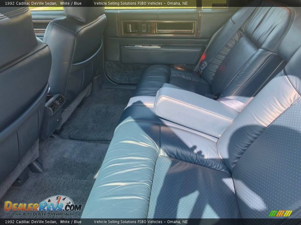 Rear Seat of 1992 Cadillac DeVille Sedan Photo #7