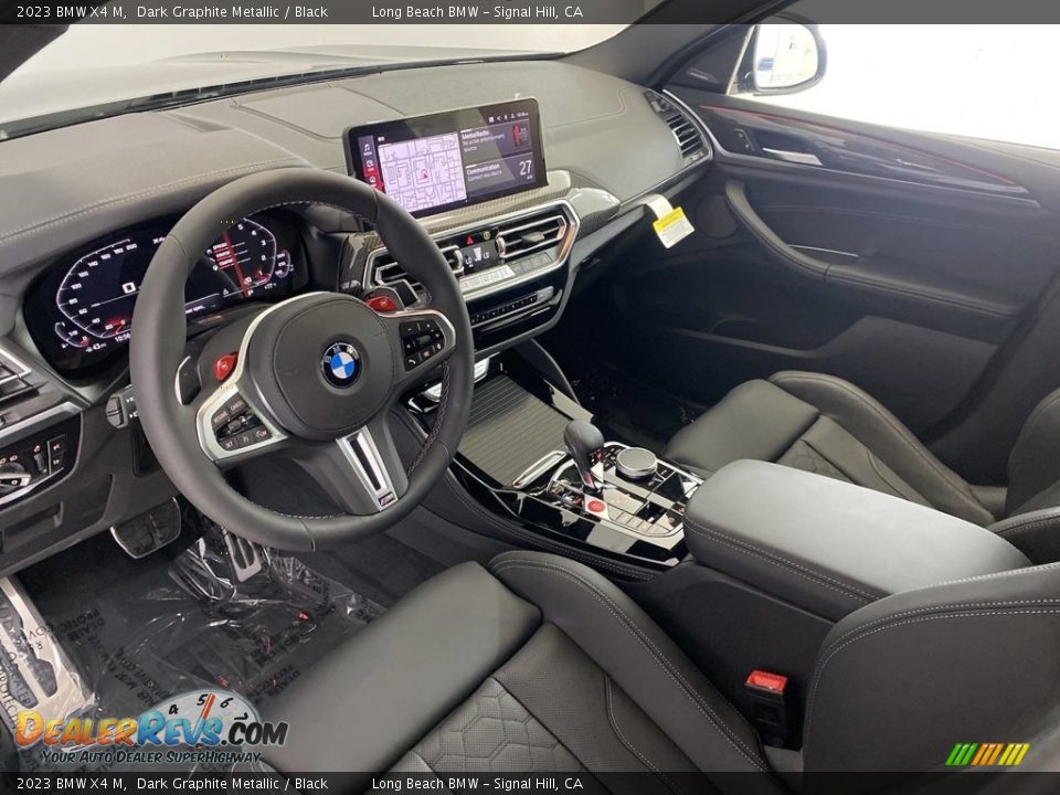 Black Interior - 2023 BMW X4 M  Photo #12
