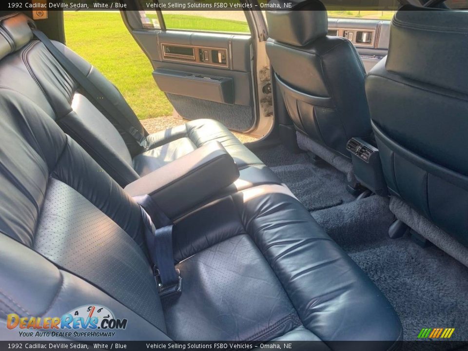 Rear Seat of 1992 Cadillac DeVille Sedan Photo #9