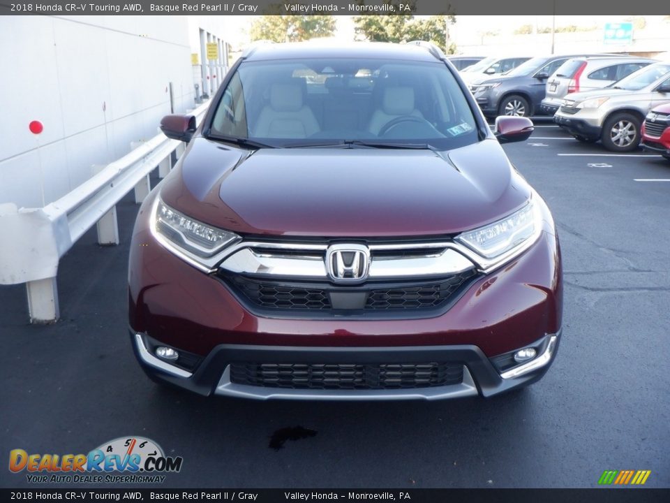 2018 Honda CR-V Touring AWD Basque Red Pearl II / Gray Photo #5