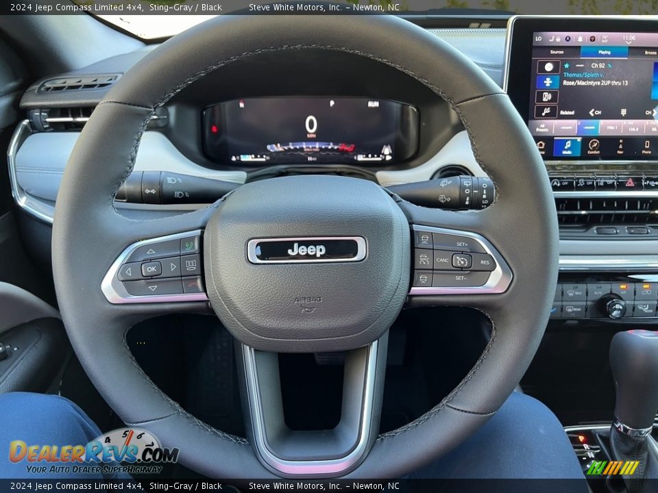 2024 Jeep Compass Limited 4x4 Steering Wheel Photo #19