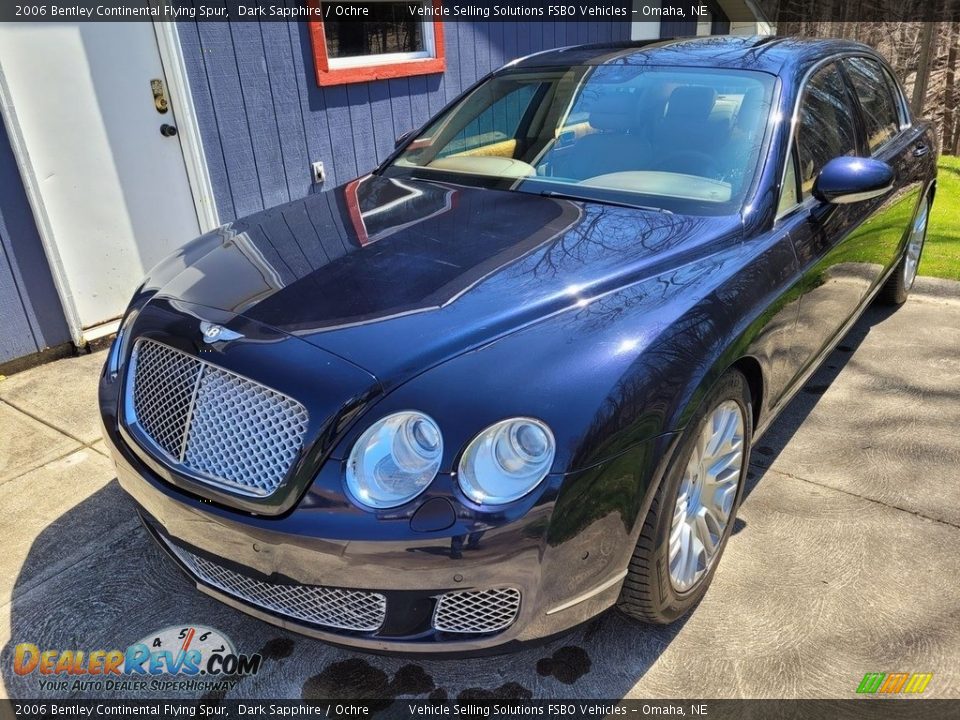 2006 Bentley Continental Flying Spur Dark Sapphire / Ochre Photo #1