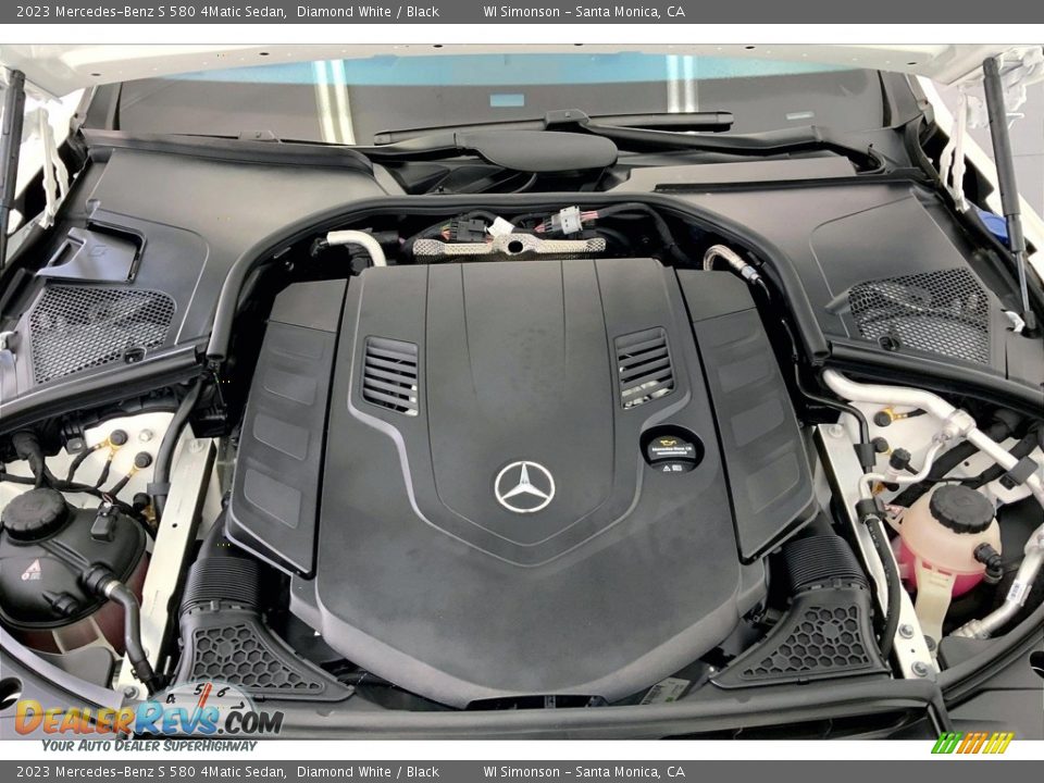 2023 Mercedes-Benz S 580 4Matic Sedan 4.0 Liter DI biturbo DOHC 32-Valve VVT V8 Engine Photo #9