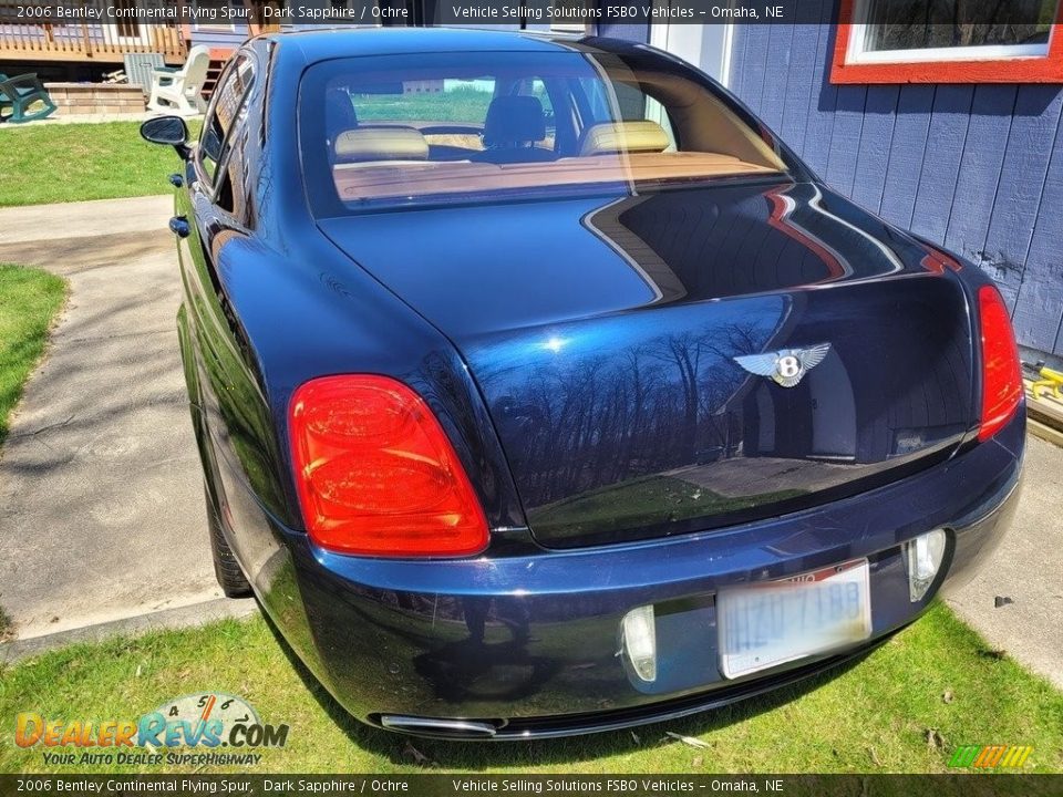 2006 Bentley Continental Flying Spur Dark Sapphire / Ochre Photo #2