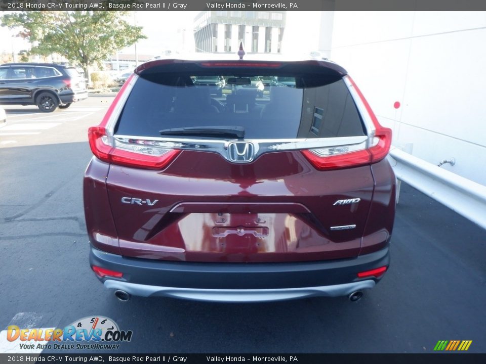 2018 Honda CR-V Touring AWD Basque Red Pearl II / Gray Photo #9