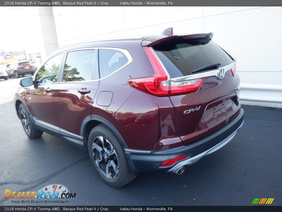 2018 Honda CR-V Touring AWD Basque Red Pearl II / Gray Photo #10