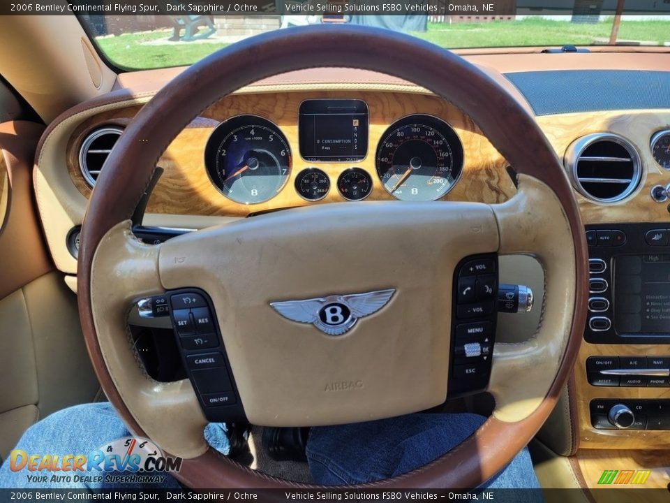 2006 Bentley Continental Flying Spur Dark Sapphire / Ochre Photo #5