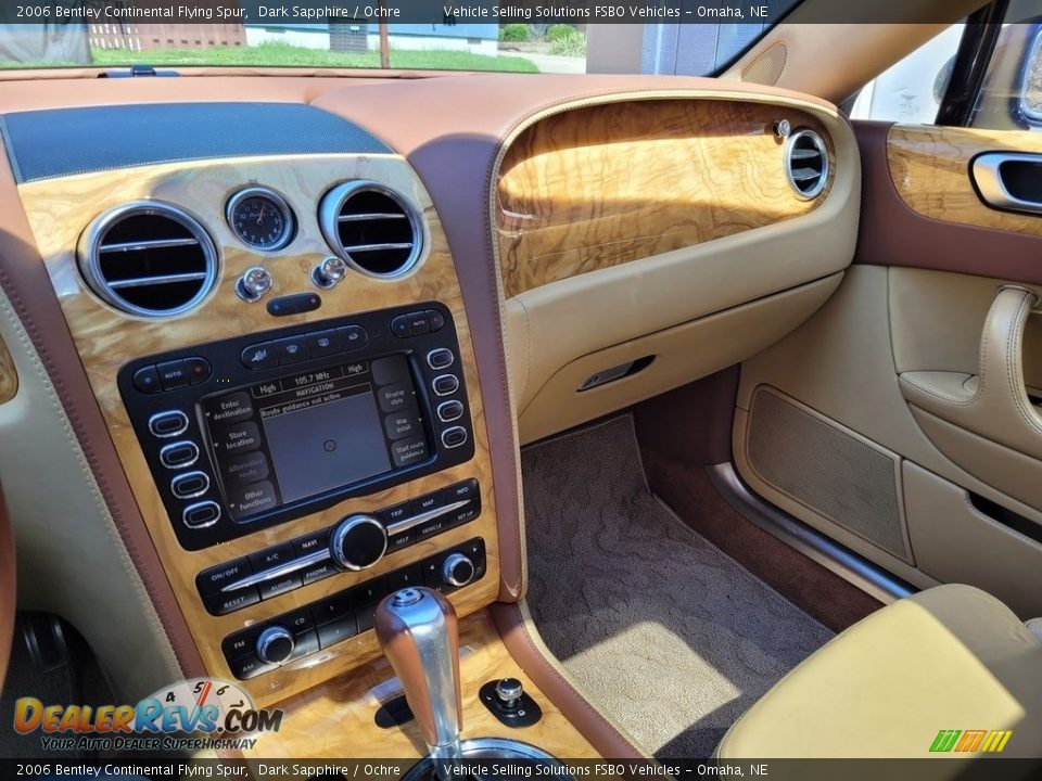 2006 Bentley Continental Flying Spur Dark Sapphire / Ochre Photo #6