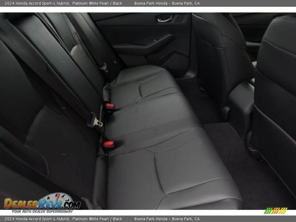 Rear Seat of 2024 Honda Accord Sport-L Hybrid Photo #29