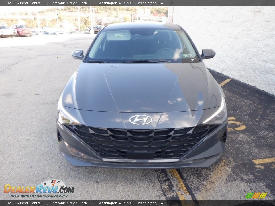 2023 Hyundai Elantra SEL Ecotronic Gray / Black Photo #4