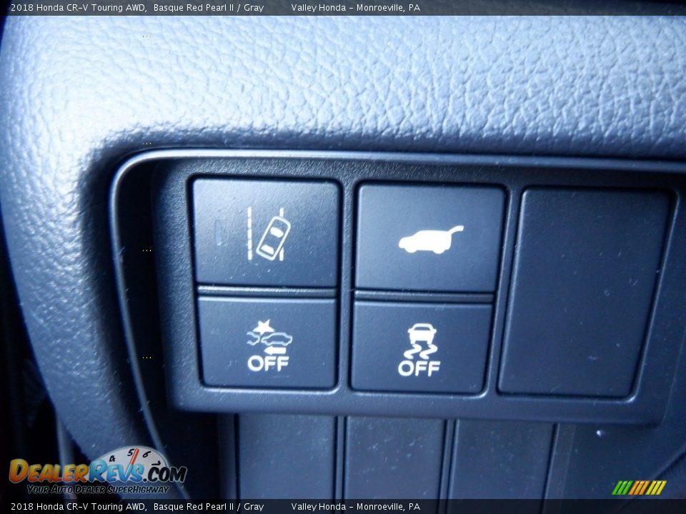 2018 Honda CR-V Touring AWD Basque Red Pearl II / Gray Photo #18