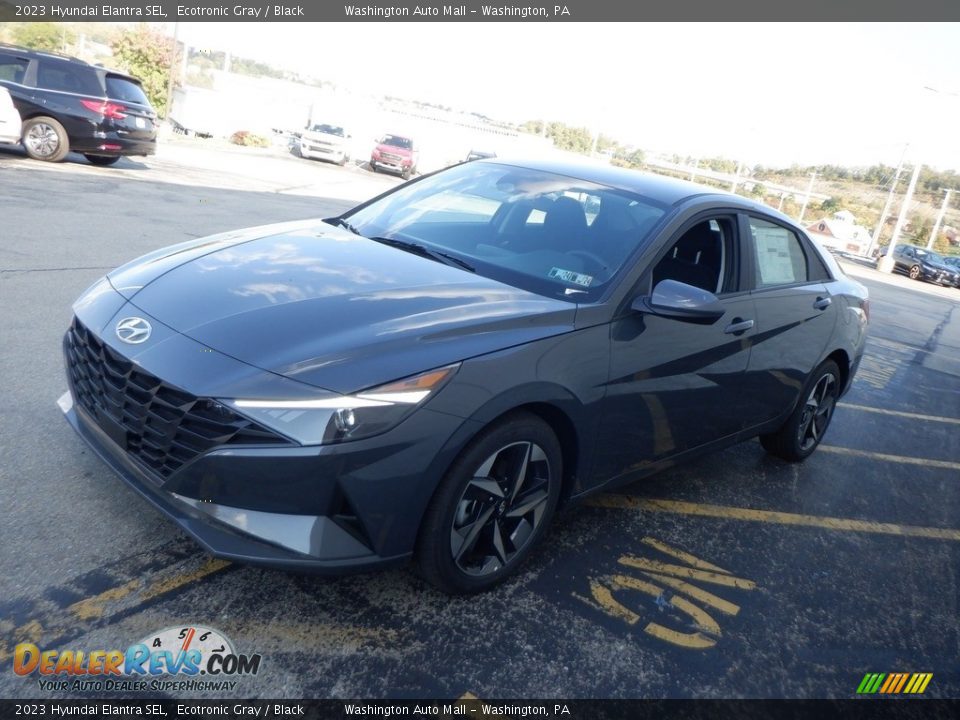 2023 Hyundai Elantra SEL Ecotronic Gray / Black Photo #5