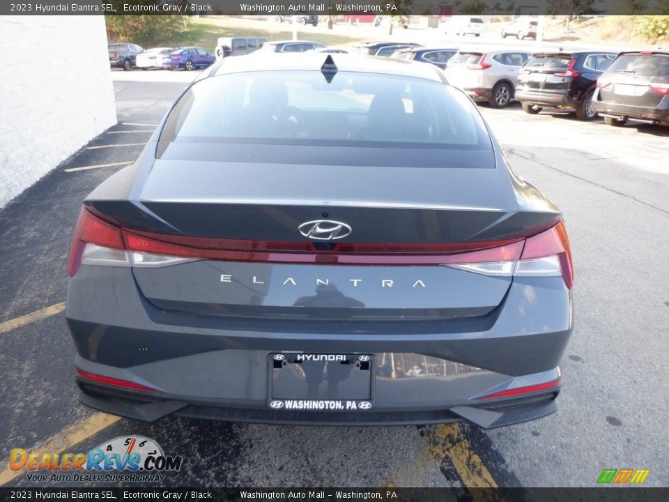 2023 Hyundai Elantra SEL Ecotronic Gray / Black Photo #6