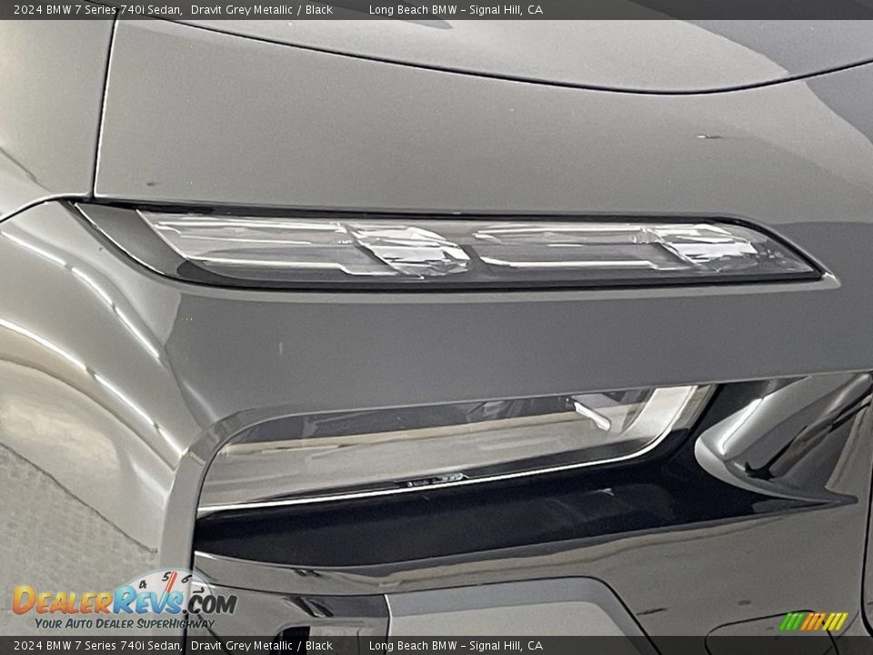 2024 BMW 7 Series 740i Sedan Dravit Grey Metallic / Black Photo #4