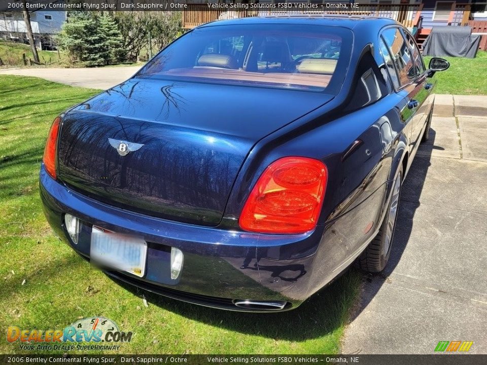 2006 Bentley Continental Flying Spur Dark Sapphire / Ochre Photo #19