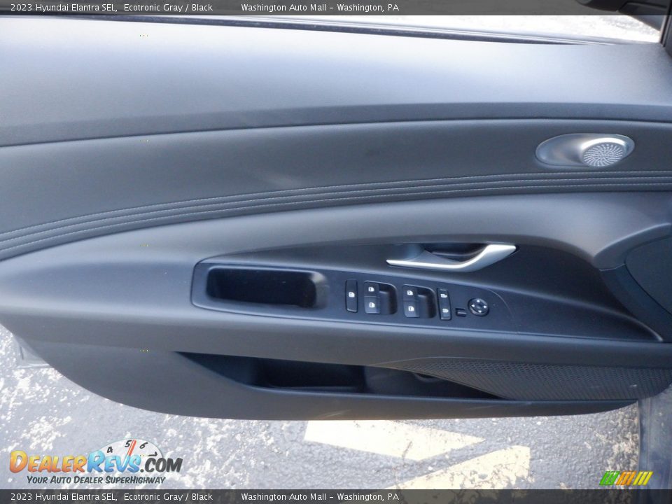 2023 Hyundai Elantra SEL Ecotronic Gray / Black Photo #8