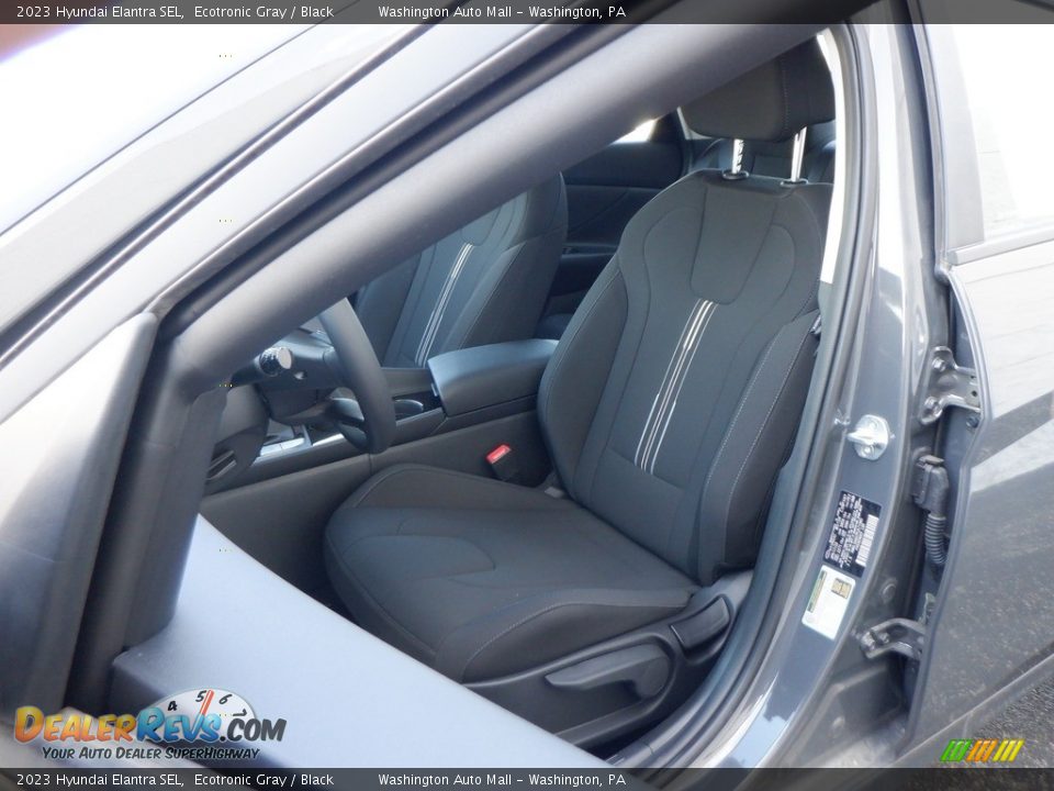 2023 Hyundai Elantra SEL Ecotronic Gray / Black Photo #9