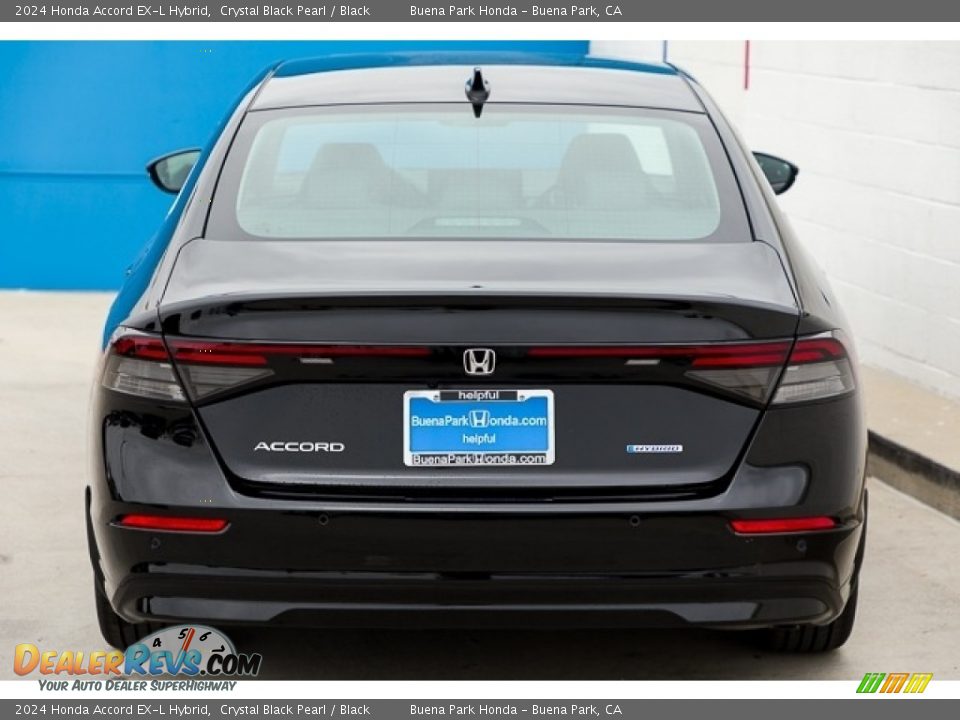2024 Honda Accord EX-L Hybrid Crystal Black Pearl / Black Photo #7