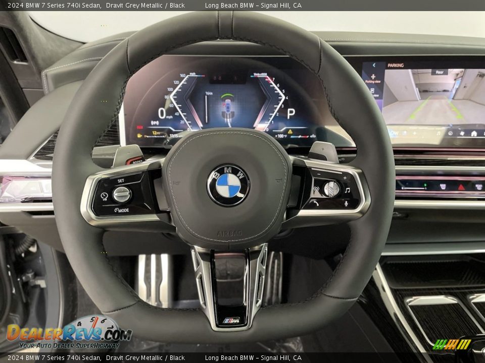 2024 BMW 7 Series 740i Sedan Steering Wheel Photo #14