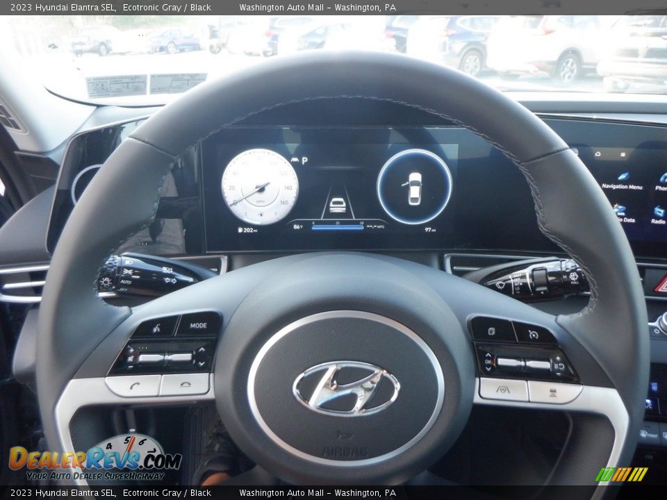 2023 Hyundai Elantra SEL Ecotronic Gray / Black Photo #19