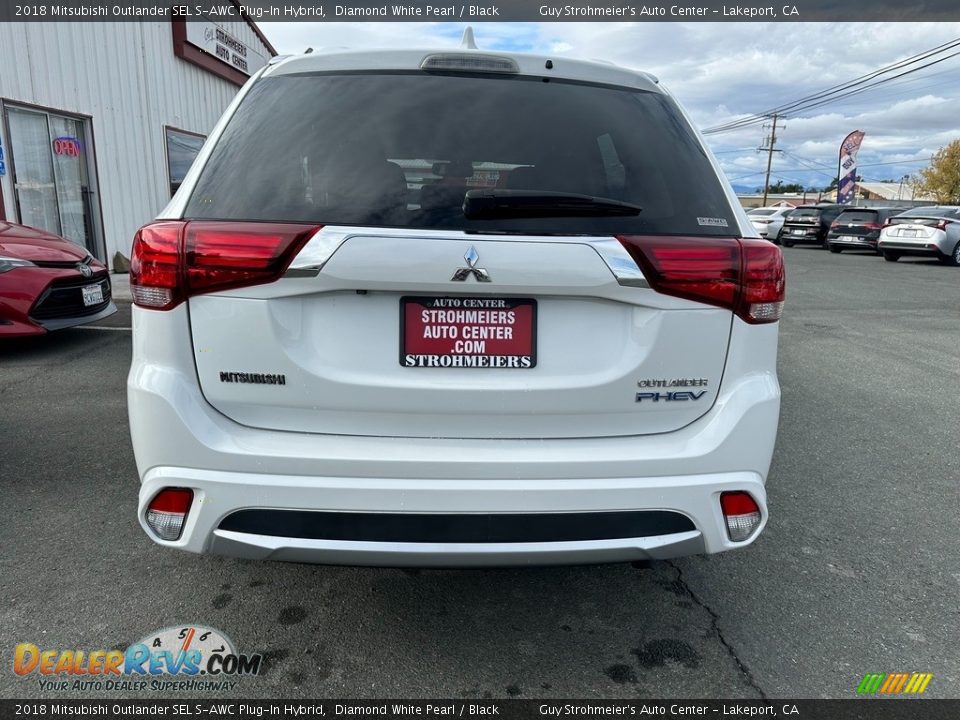 Diamond White Pearl 2018 Mitsubishi Outlander SEL S-AWC Plug-In Hybrid Photo #5