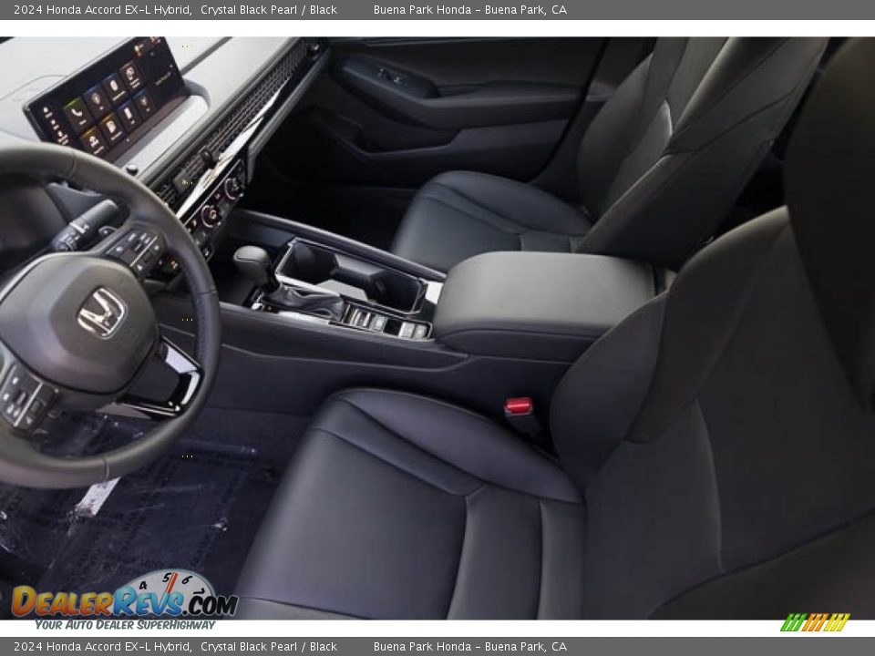 Black Interior - 2024 Honda Accord EX-L Hybrid Photo #17