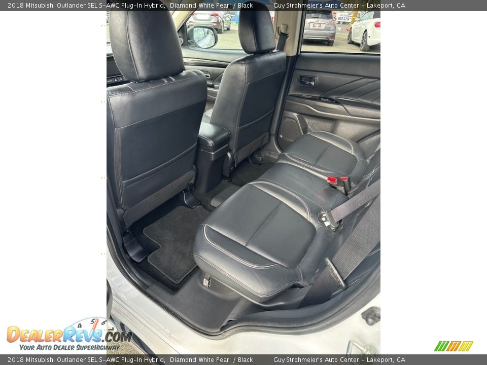 Rear Seat of 2018 Mitsubishi Outlander SEL S-AWC Plug-In Hybrid Photo #14