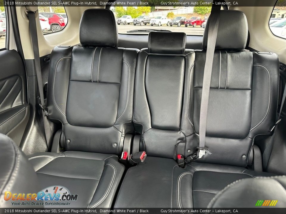 Rear Seat of 2018 Mitsubishi Outlander SEL S-AWC Plug-In Hybrid Photo #15