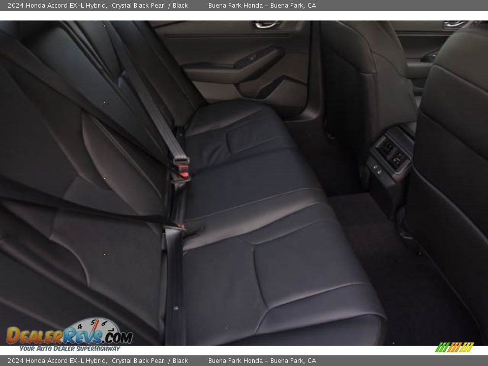 Rear Seat of 2024 Honda Accord EX-L Hybrid Photo #30