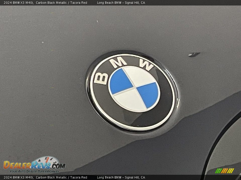 2024 BMW X3 M40i Carbon Black Metallic / Tacora Red Photo #5