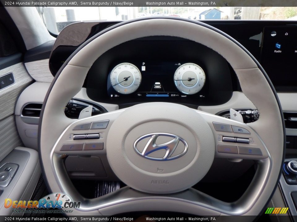 2024 Hyundai Palisade Calligraphy AWD Steering Wheel Photo #23