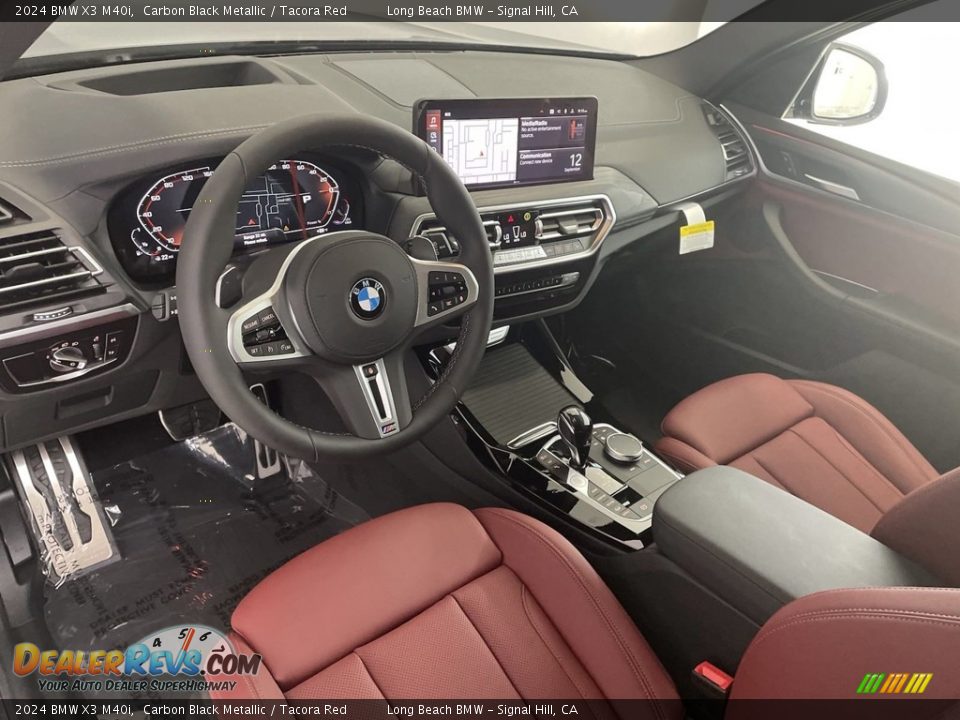 Tacora Red Interior - 2024 BMW X3 M40i Photo #13