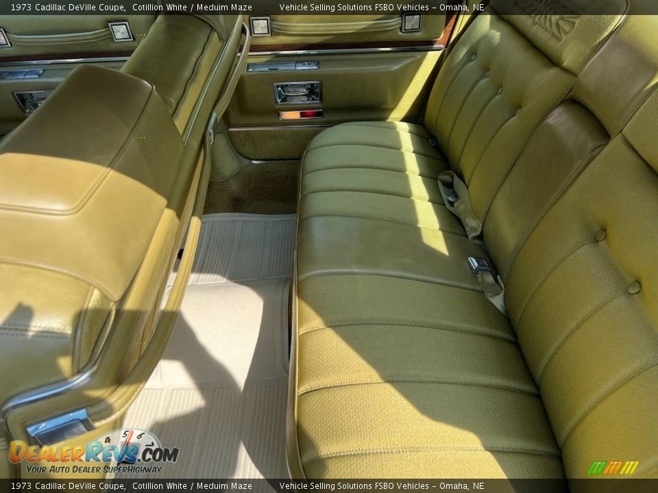 Rear Seat of 1973 Cadillac DeVille Coupe Photo #9
