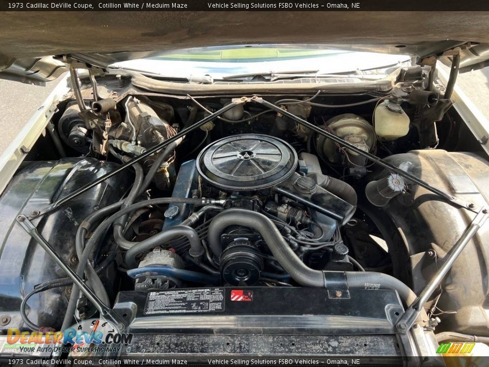 1973 Cadillac DeVille Coupe 472 cid (7.7 Liter) OHV 16-Valve V8 Engine Photo #14