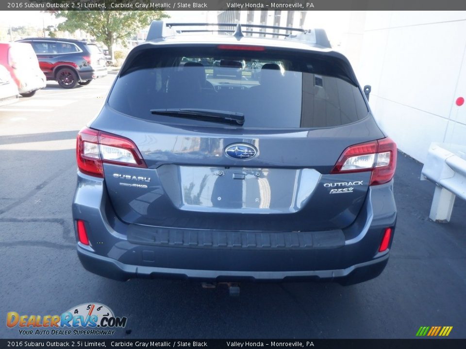 2016 Subaru Outback 2.5i Limited Carbide Gray Metallic / Slate Black Photo #7