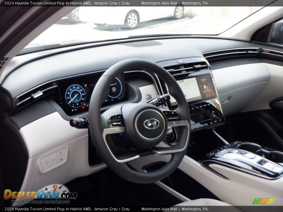 Dashboard of 2024 Hyundai Tucson Limited Plug-In Hybrid AWD Photo #10