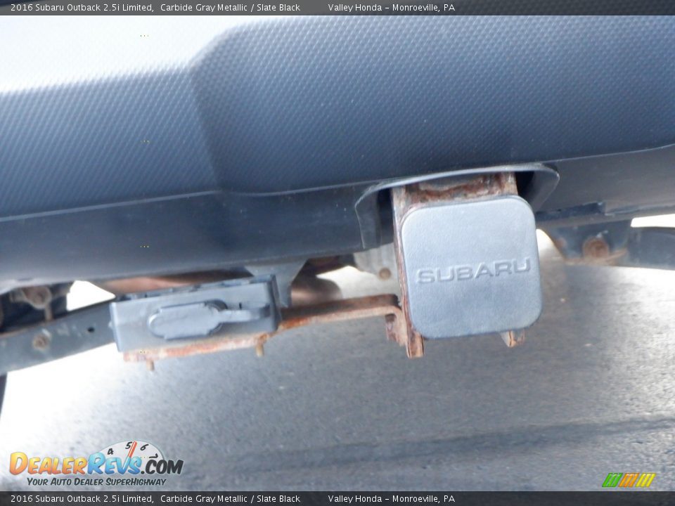 2016 Subaru Outback 2.5i Limited Carbide Gray Metallic / Slate Black Photo #10