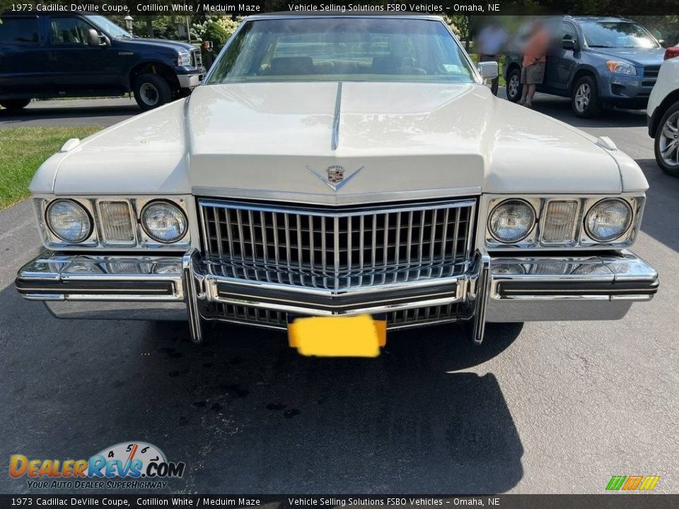 Cotillion White 1973 Cadillac DeVille Coupe Photo #21