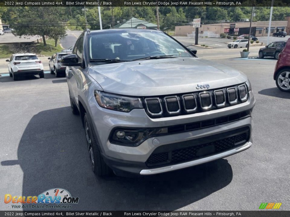 2022 Jeep Compass Limited 4x4 Billet Silver Metallic / Black Photo #3