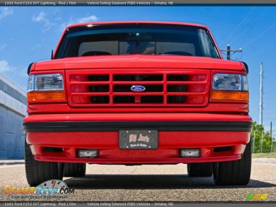 Red 1993 Ford F150 SVT Lightning Photo #2