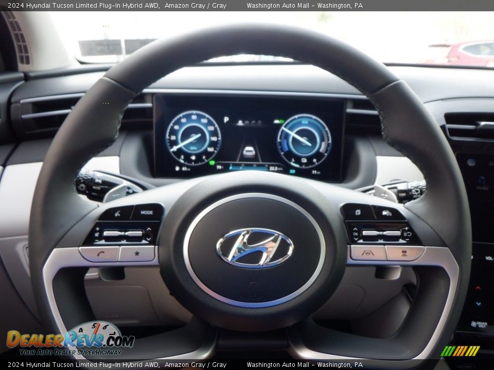 2024 Hyundai Tucson Limited Plug-In Hybrid AWD Steering Wheel Photo #26